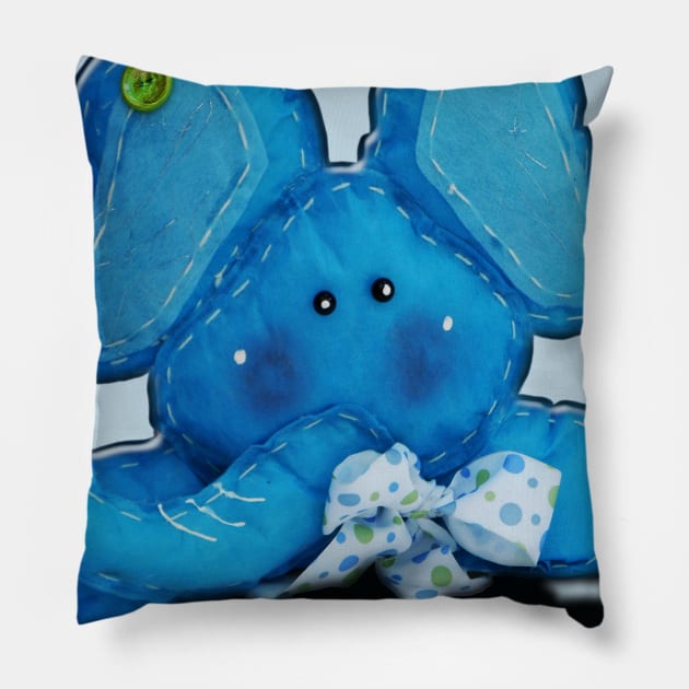 HS The Blue One Please. Pillow by OmarHernandez
