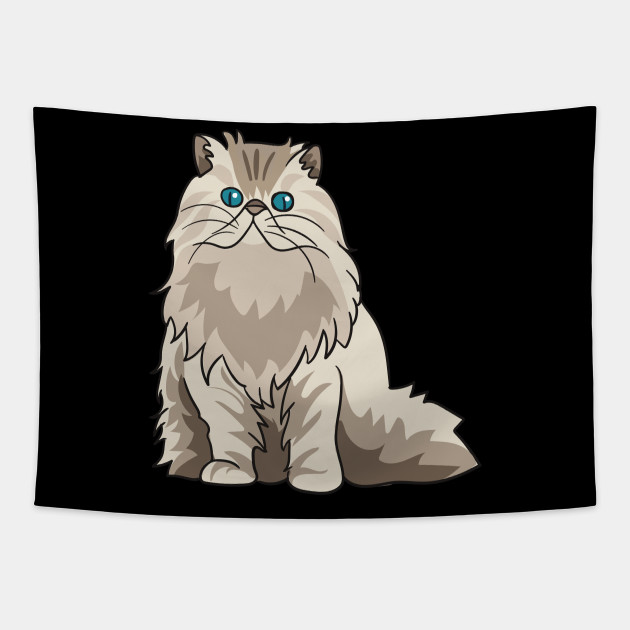 Cute Persian Cat Gift Persian Cats Tapestry Teepublic