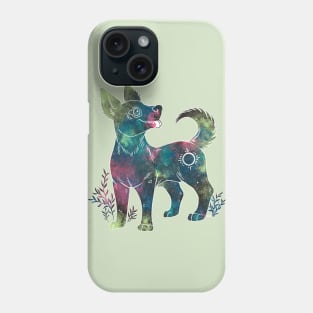 Color-splash Pup Phone Case
