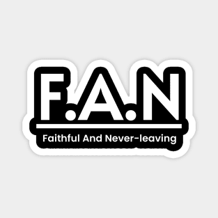 FAN Meaning Minimalist Design Magnet