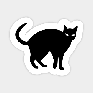 Black Cat Magnet