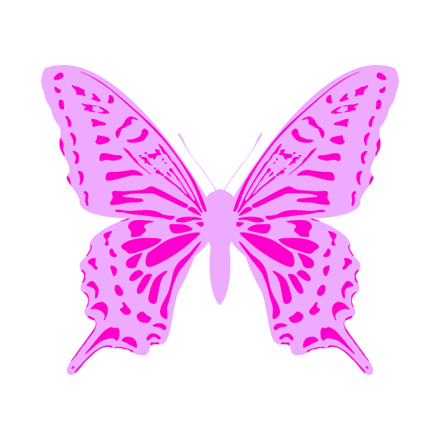 Butterfly, pink by TyneDesigns