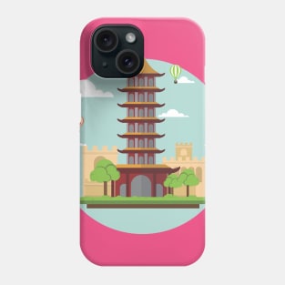 the asian tower Phone Case