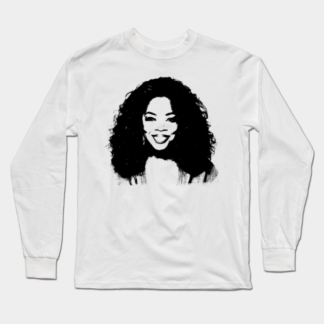 Oprah Winfrey Portrait - Oprah Winfrey - Long Sleeve T-Shirt | TeePublic