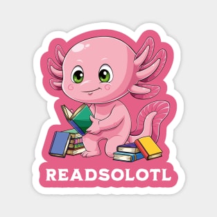 Book Axolotl Magnet