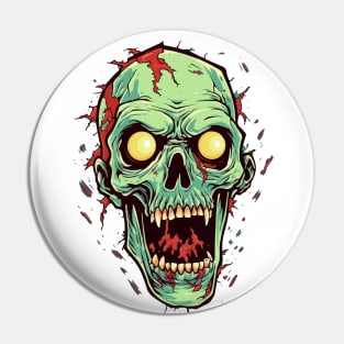 Zombie - Halloween Pin