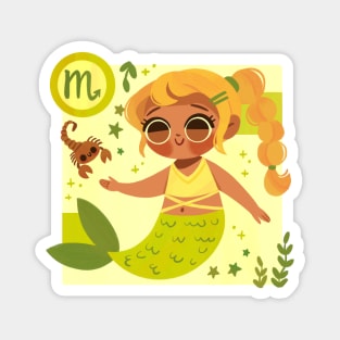 Scorpio Mermaid Magnet