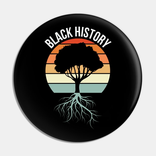 Black History Roots, African American, Black History Month, Black Lives Matter, African American History Pin by UrbanLifeApparel