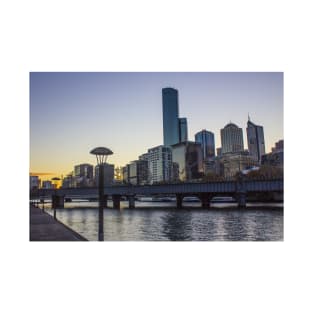 Yarra footbridge, Melbourne, Victoria, Australia. T-Shirt