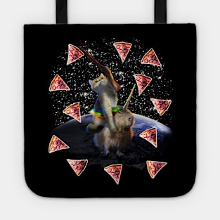 Space Cat Riding Capybara Tote