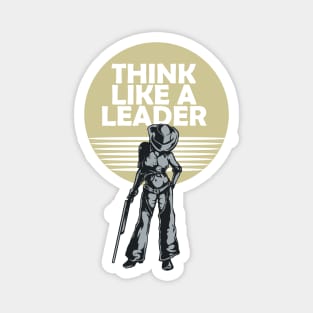 think like a leader Magnet