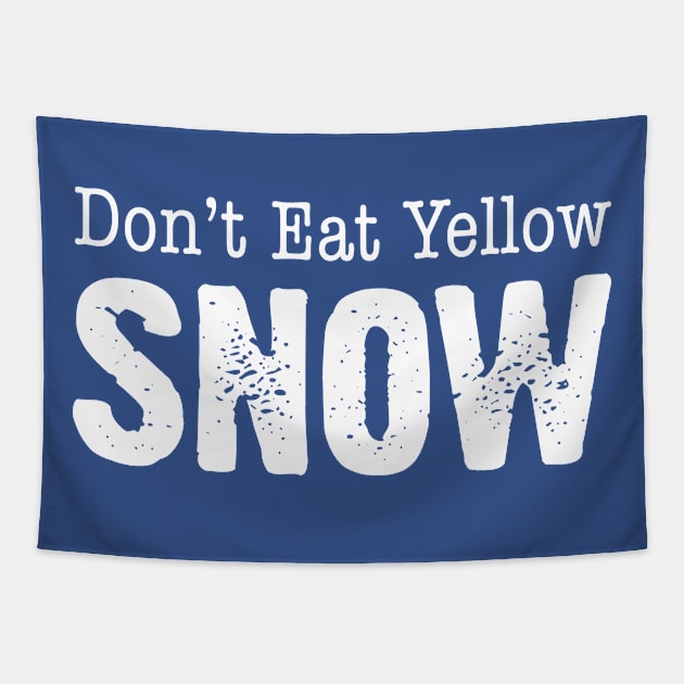 Yellow Snow Tapestry by NobleTeeShop