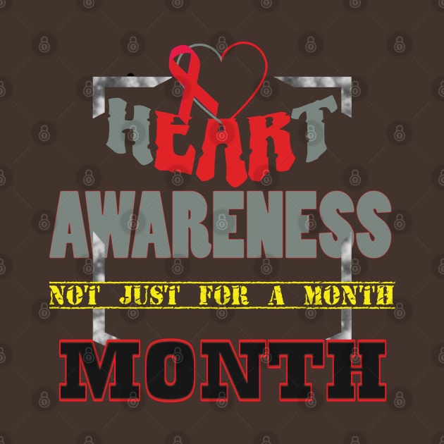 Heart disease awareness month by TeeText