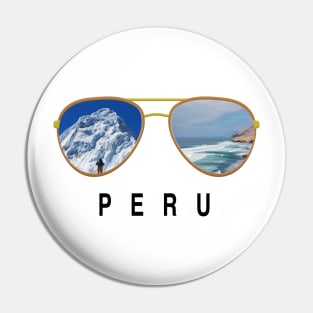 Peru Sunglasess Pin