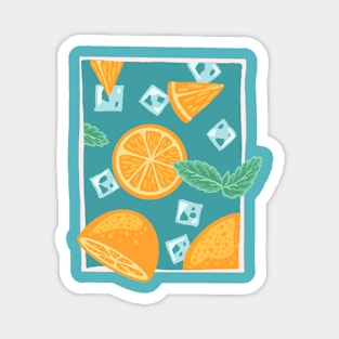 Mint lemonade Magnet