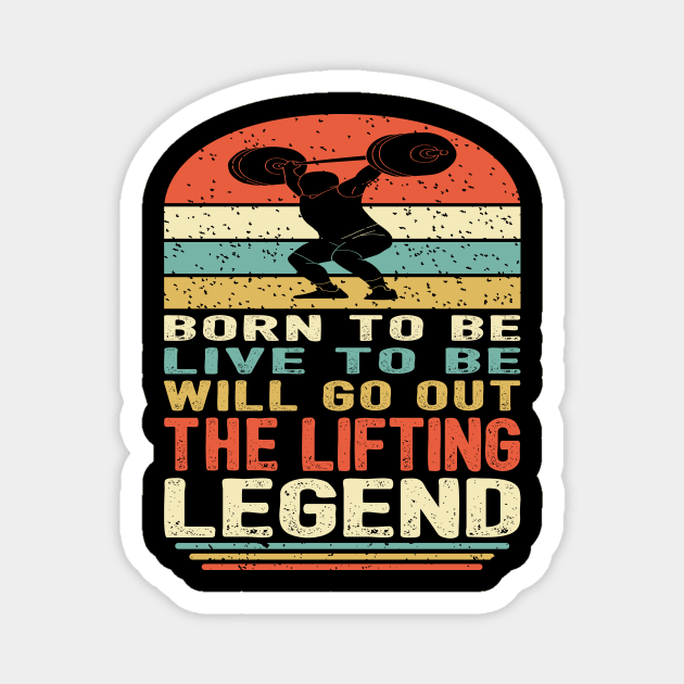 The Lifting Legend Magnet by pa2rok