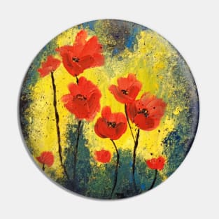 Dancing Poppies Pin