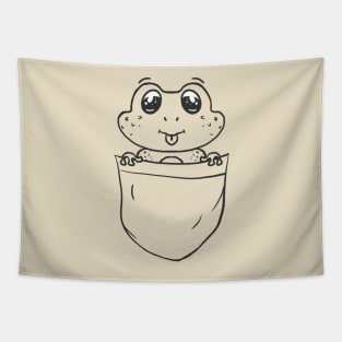 Frog in your pocket Tapestry