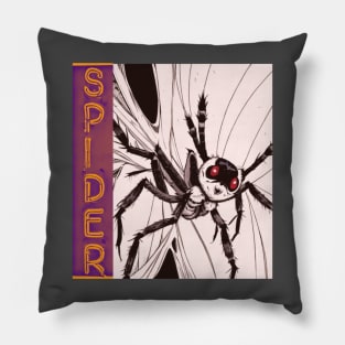 Spider Neon Pillow