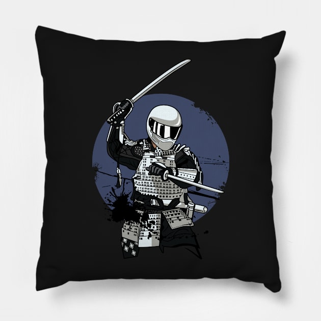 Samurai Rider Pillow by D3monic