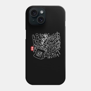 Fried Street Food (white) Phone Case