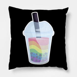 LGBTQ Kawaii Bubble Tea Pillow