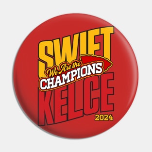 Swift Kelce - We Are The Champions Pin