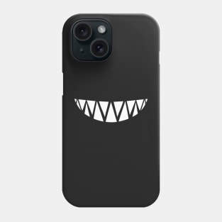 MADNESS || WHITE SHARK JAW TEETH GRILLZ Phone Case