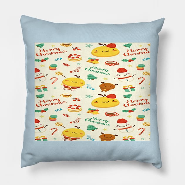 Funny Christmas Pillow by artforrart