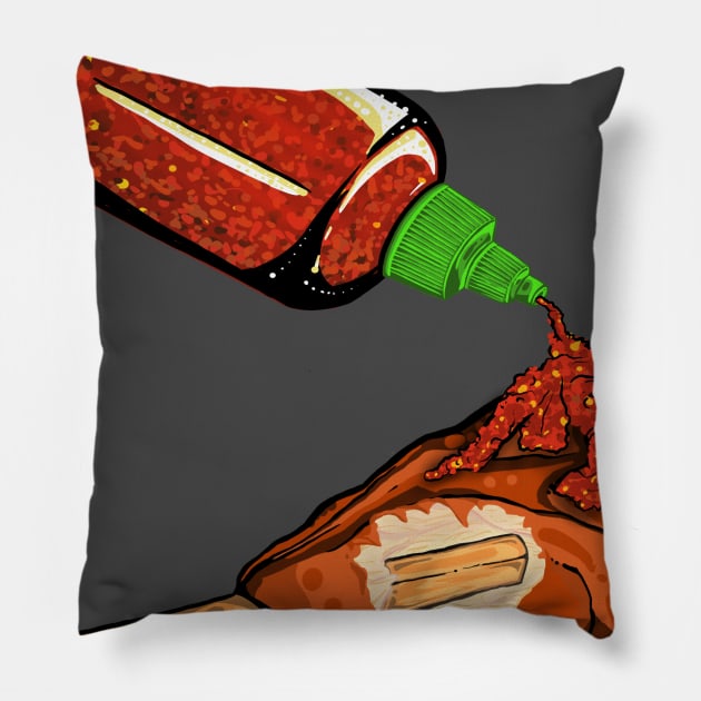 Chicken wing Pillow by ASkelin