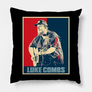 Luke Combs Concert Hope Poster Art Pillow