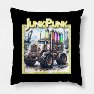 JunkPunk - Monster Vacuum Tube Truck Pillow