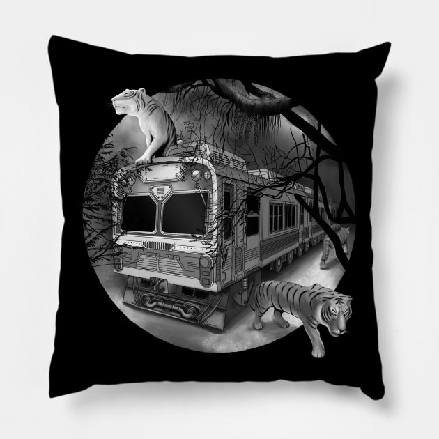 Tigers Station Pillow by TMBTM
