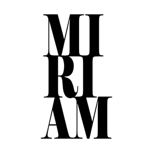 Miriam Girls Name Bold Font T-Shirt