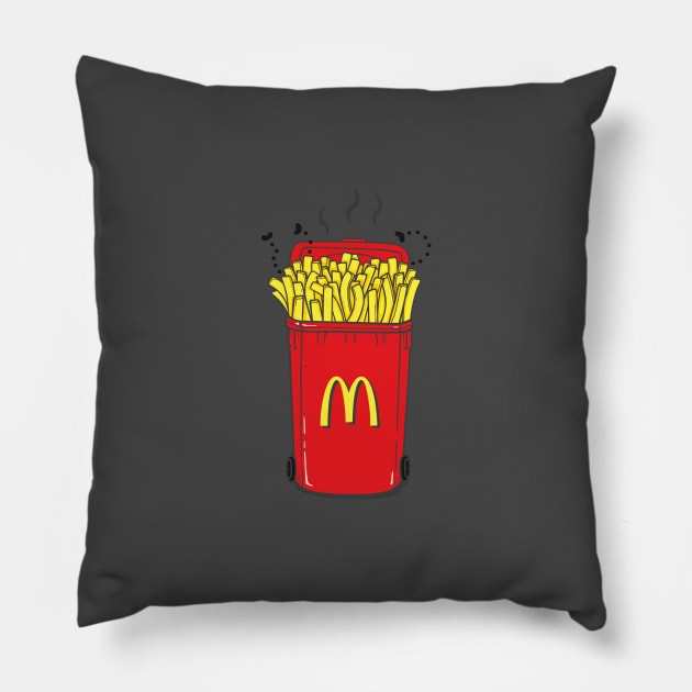 Junk Food Pillow by doodldo