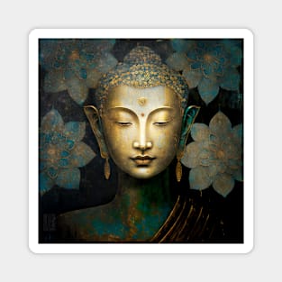 Buddha, Spiritual Meditation Magnet