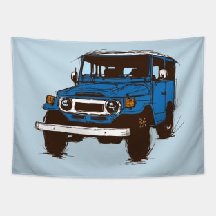 FJ40 Blue Tapestry