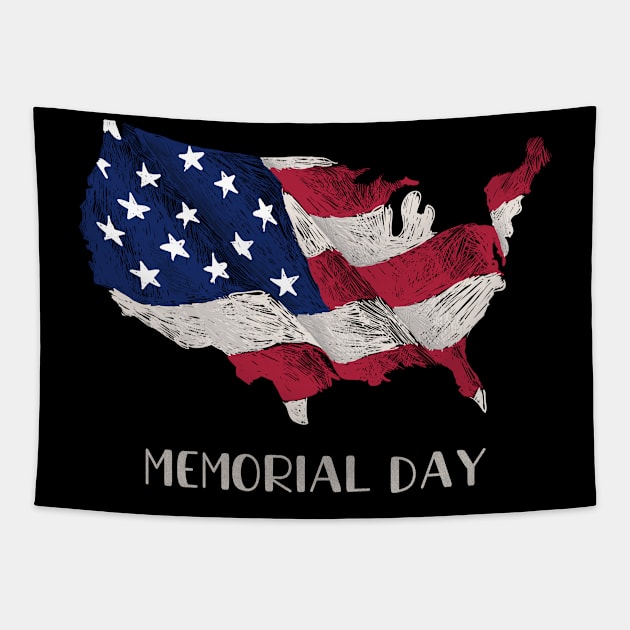 Memorial day Tapestry by osaya