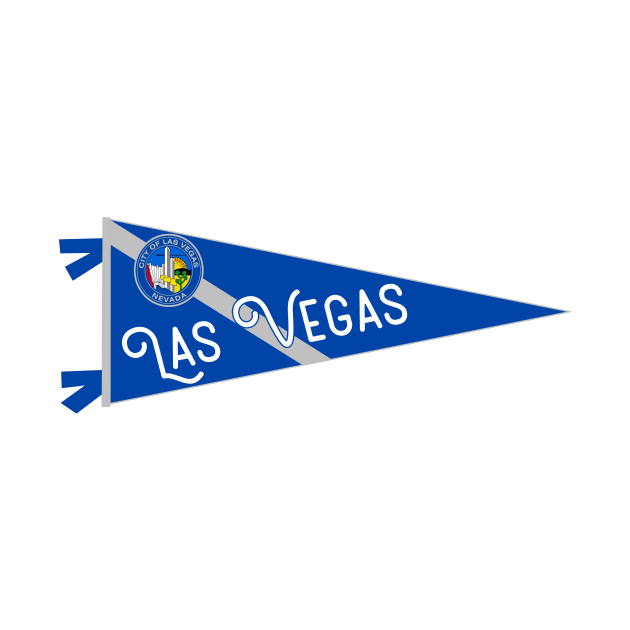 Las Vegas Flag Pennant by zsonn