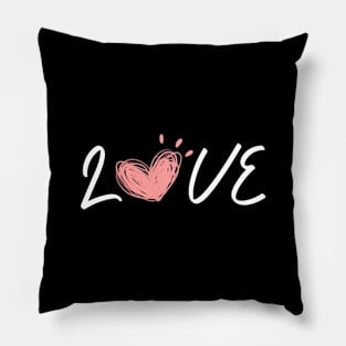 Valentines Heart - Love Heart Design Pillow