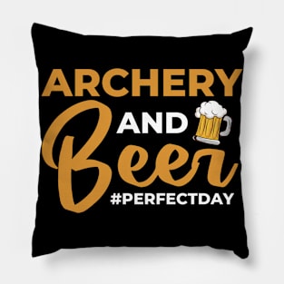 Archery and Beer perfectday Archery Pillow