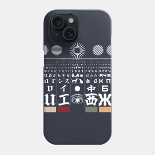 Eye test Chart Phone Case