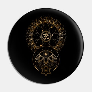 Om Symbol | Sacred Geometry Pin