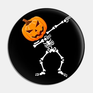 Pumpkin Dabbing Halloween Pin