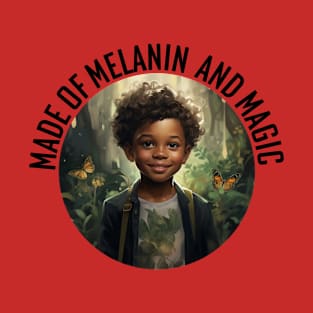 Made of Melanin and Magic Boy 2 T-Shirt