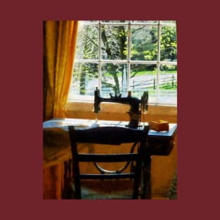 Sewing - Sewing Machine By Window T-Shirt