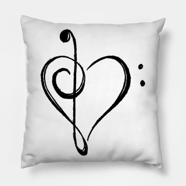 Music Love Pillow by Phantastique