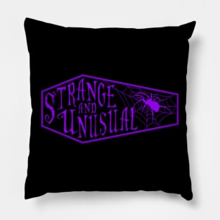 Lydia Deetz Coffin Purple Pillow