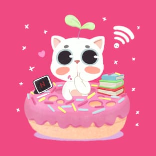 Catflix and Donut T-Shirt