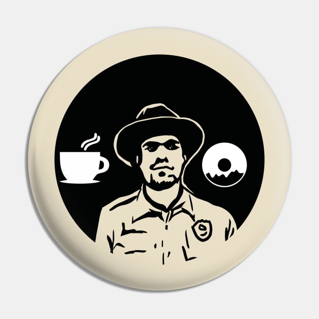 Coffee and Contemplation Pin by Daltoon